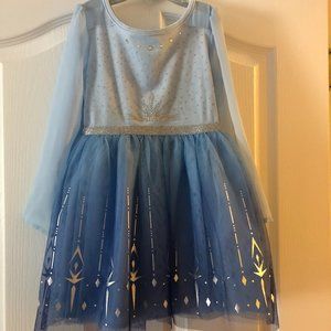Girl's Elsa Frozen 2 Costume Dress, Size 4T